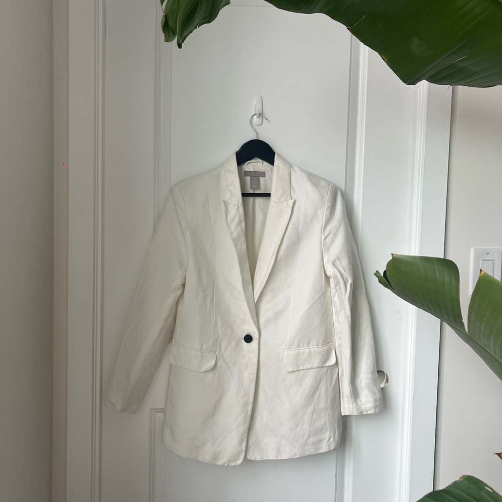 H&M White Blazer